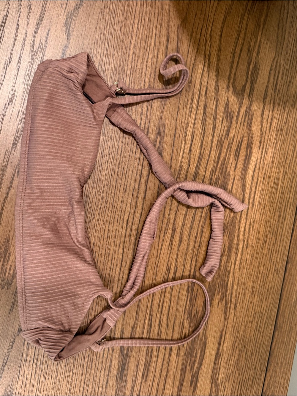 Monday Swimwear Caramel Rib Bahamas top (P)